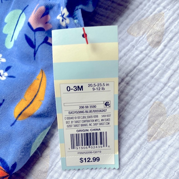 Cute floral jumpsuit with tutu 0-3m - Picture 5 of 5